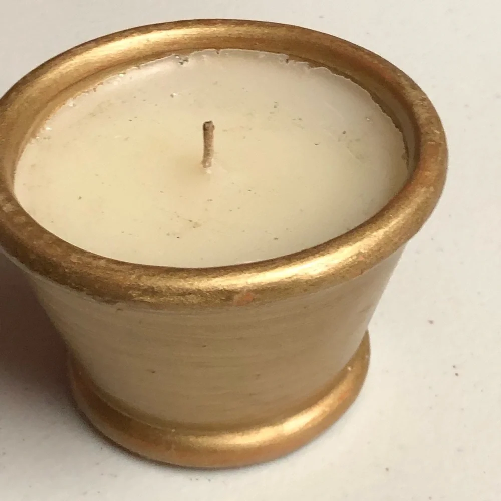 Crate & Barrel Reindeer Unscent Candle